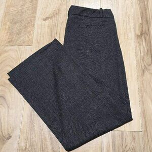 NWT Sandro Petite 8P Dress Pants Womens Wide Leg Trousers Textured Y2K Light Inc